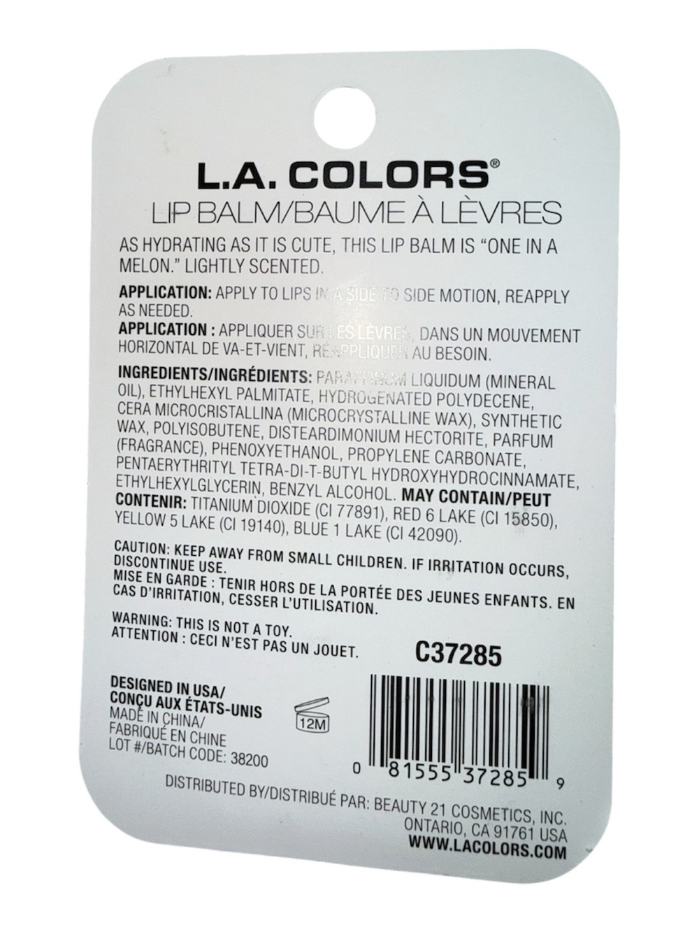 L.A. Colors You’re One In A Melon Lip Balm Watermelon 🍉 - Picture 2 of 2